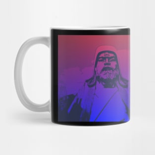 Vaporwave Genghis Khan 4229 Ulaanbaatar Mug